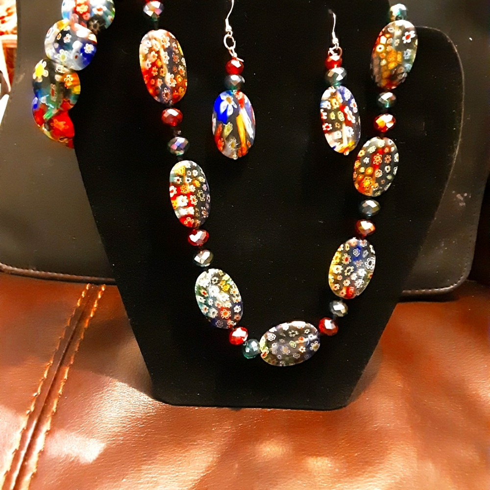 Indionsia Necklace bracelet n earrings set